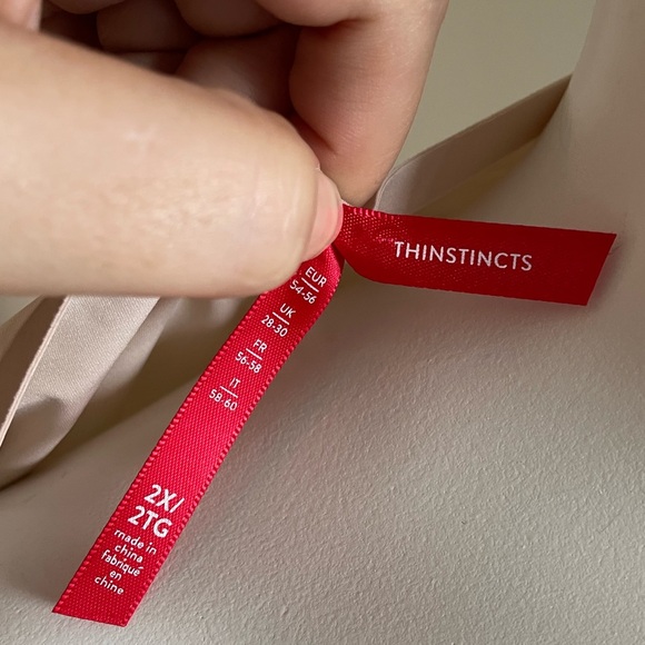 Spanx Thinstincts Tank Shape Wear Beige Size 2X - Picture 5 of 6